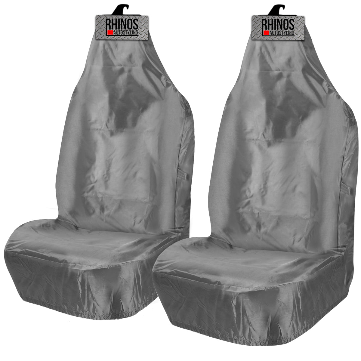 Heavy Duty Blue Waterproof Seat Covers 2 x Fronts