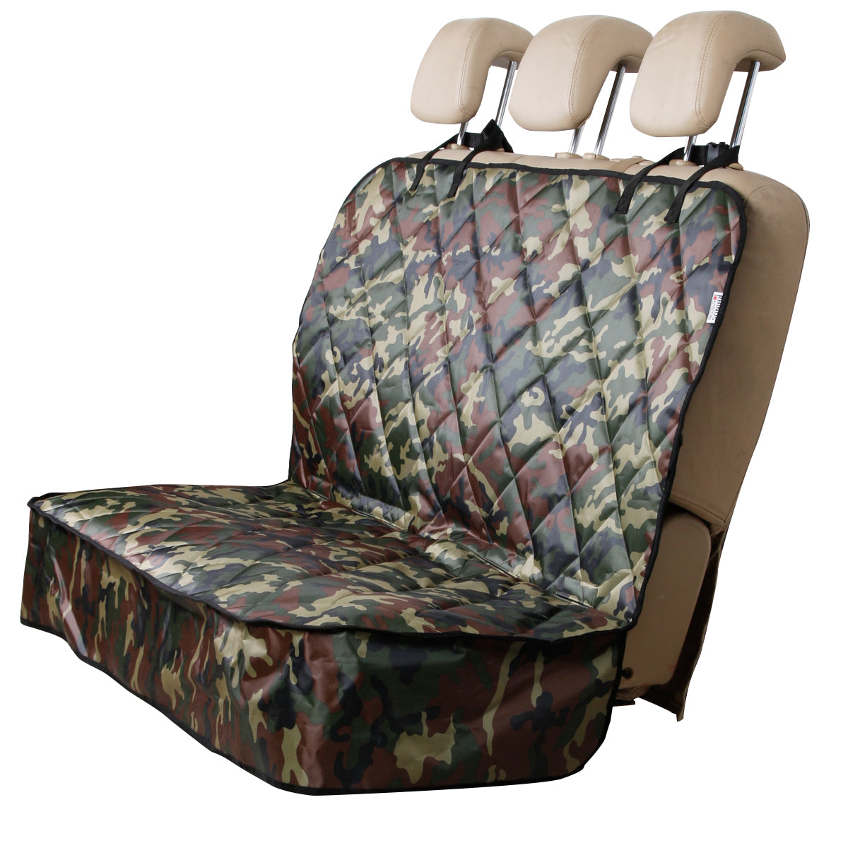 Heavy Duty Camo Green Premium Quilted Dog Cat Pet Hammock Rear Seat Cover