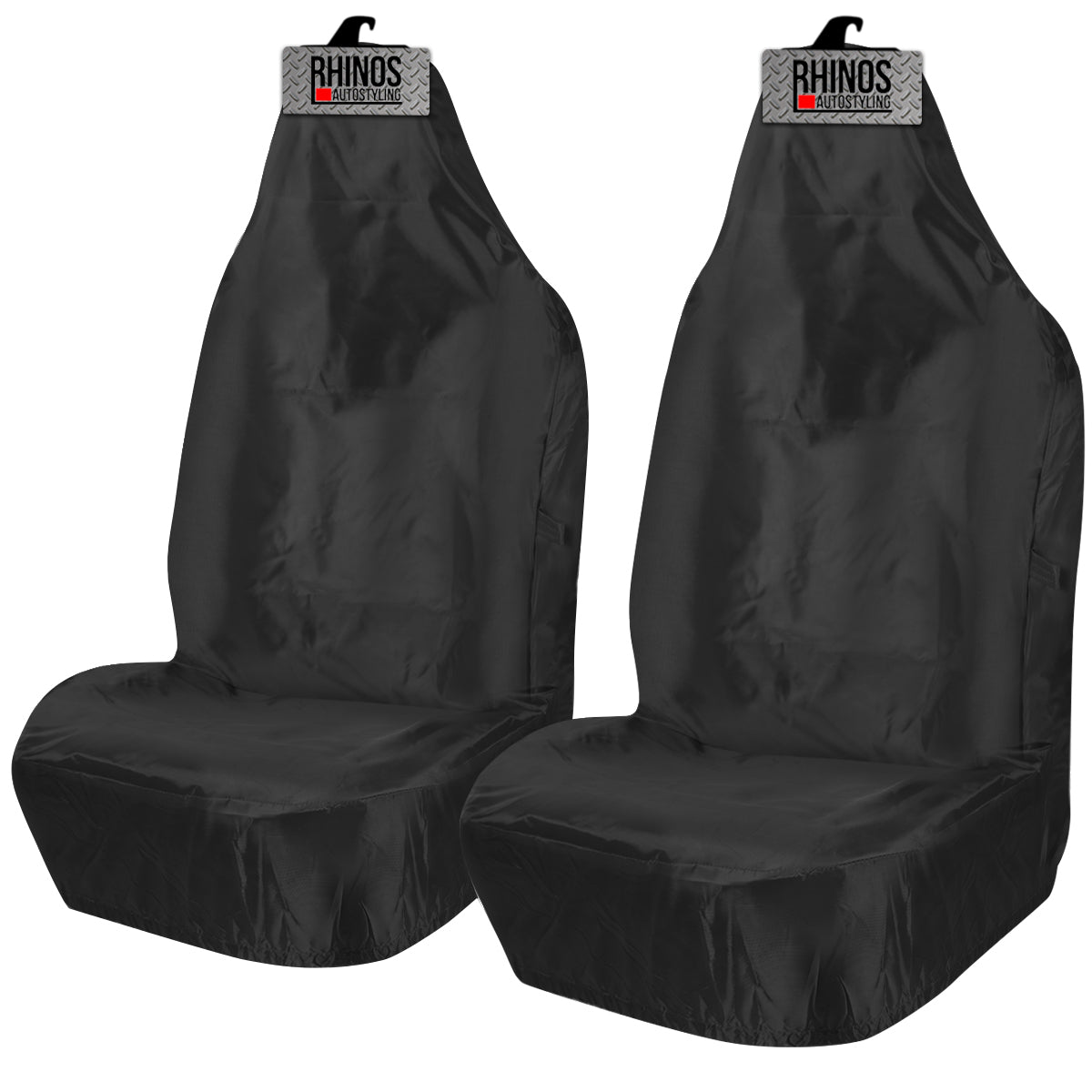 Heavy Duty Blue Waterproof Seat Covers 2 x Fronts