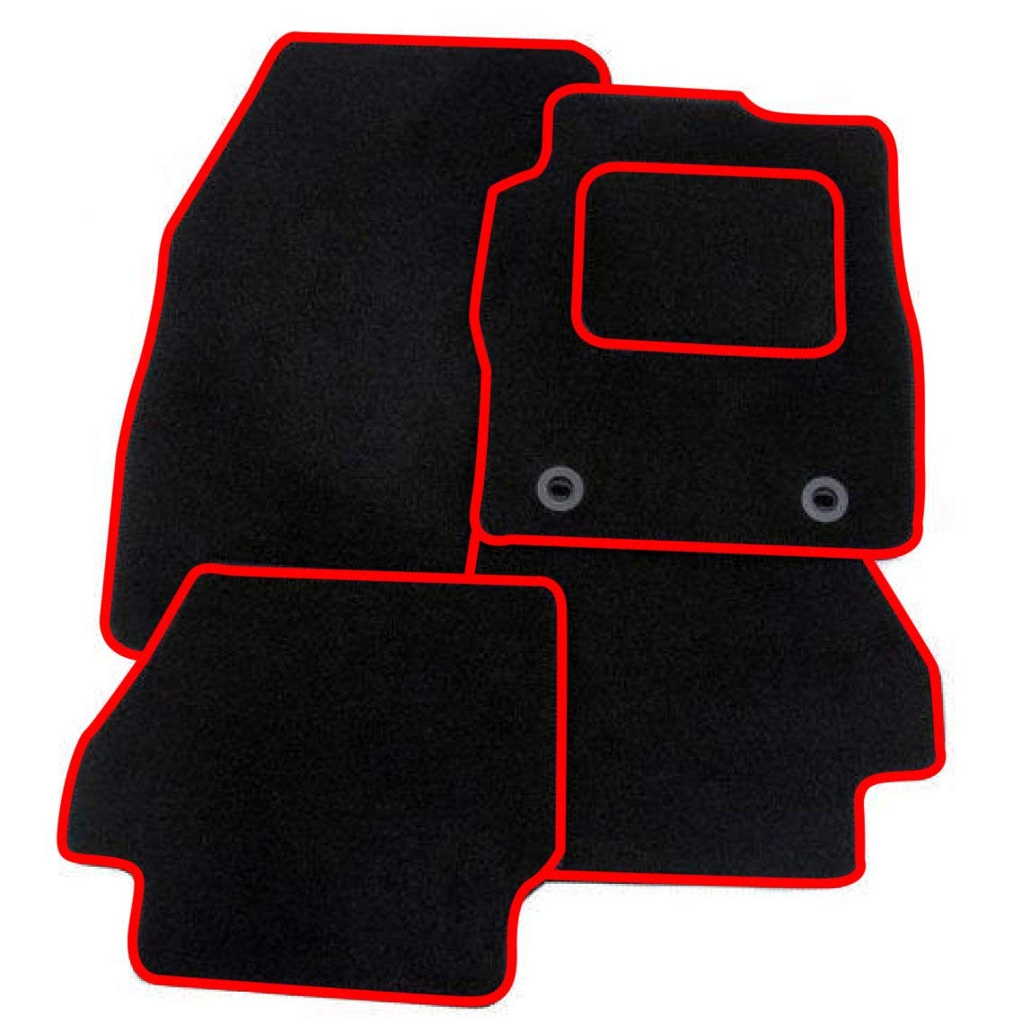 Lexus GS250 (2012 ON) - TAILORED CARPET CAR MATS BLACK MAT (TRIM COLOURS AVAILABLE)