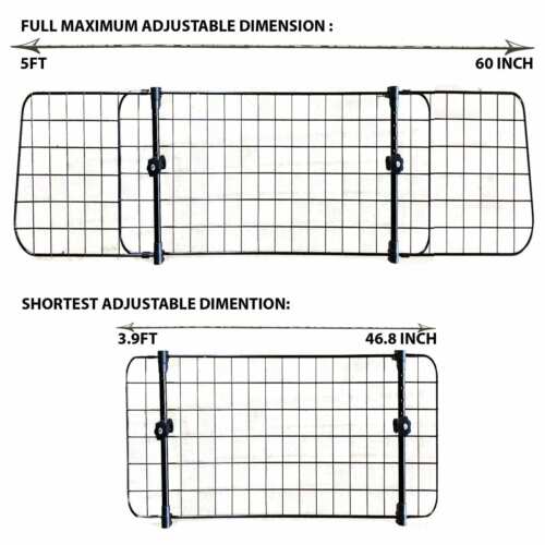 Mesh Dog Pet Guard Barrier & Quilted HD Boot Liner