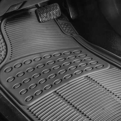 HEAVYDUTY UNIVERSAL DURABLE RUBBER CAR FLOOR MATS 5 PIECE