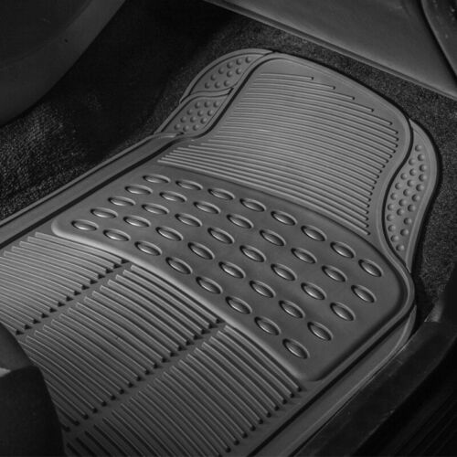 HEAVYDUTY UNIVERSAL DURABLE RUBBER CAR FLOOR MATS 5 PIECE