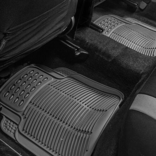 HEAVYDUTY UNIVERSAL DURABLE RUBBER CAR FLOOR MATS 5 PIECE