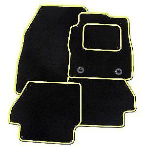 Mercedes CLK (2003-2009) - TAILORED CARPET CAR MATS BLACK MAT (TRIM COLOURS AVAILABLE)